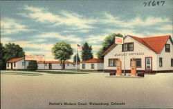 Norton's Modern Court Walsenburg, CO Postcard Postcard Postcard