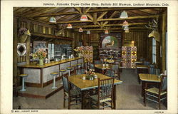 Interior, Pahaska Tepee Coffee Shop, Buffalo Bill Museum Lookout Mountain, CO Postcard Postcard Postcard