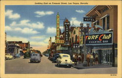 Looking East on Fremont Street Postcard