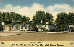 Nevada Motel Las Vegas, NV Postcard Postcard Postcard