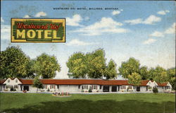 Westward Ho! Motel Billings, MT Postcard Postcard Postcard