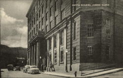 Street View of Capitol Building Postcard