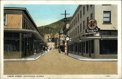 Front Street View Postcard