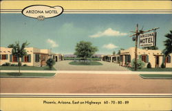 Arizona Motel Phoenix, AZ Postcard Postcard Postcard