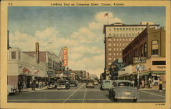 Looking East on Congress Street Postcard