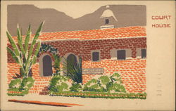 Court House - Original Serigraph Postcard