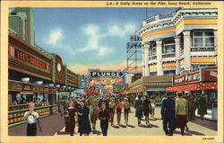 A Daily Scene on the Pike Postcard