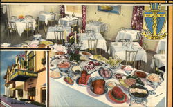 Bit of Sweden Restaurant Hollywood, CA Postcard Postcard Postcard