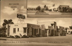 Bay Shore Motel Santa Monica, CA Postcard Postcard Postcard