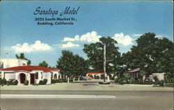 Saratoga Motel Redding, CA Postcard Postcard Postcard