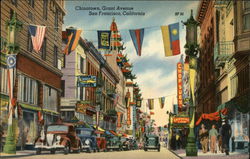 Chinatown, Grant Avenue San Francisco, CA Postcard Postcard Postcard