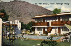 El Poco Lodge Palm Springs, CA Postcard Postcard Postcard