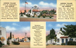 MIssion Village Los Angeles, CA Postcard Postcard Postcard