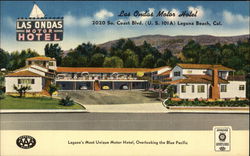 Las Ondas Motor Hotel Postcard