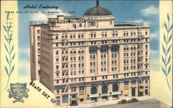 Hotel Embassy Los Angeles, CA Postcard Postcard Postcard