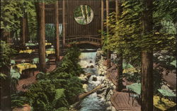 Mountain Brook Through Dining Room Brookdale, CA Postcard Postcard Postcard