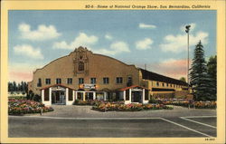 Home of National Orange Show Postcard