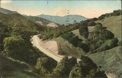 Cuesta Grade, North Side on U.S. Highway 101 Postcard