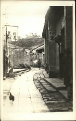 A Small Street in China Postcard Postcard Postcard