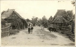 Philippine Village Philippines Southeast Asia Postcard Postcard Postcard