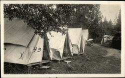 Eagle Camp in Vermont Postcard