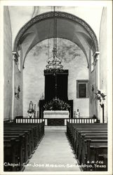 Chapel - San Jose Mission Postcard