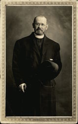 Portrait of a Clergy Man Religious Postcard Postcard Postcard