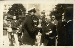 Two Men Greeting Each Other - South America or Spain? Postcard Postcard Postcard