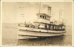 Sightseer Landing, Star Island, Isles of Shoals Portsmouth, NH Postcard Postcard Postcard