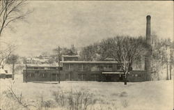 Factory in Winter Buildings Postcard Postcard Postcard