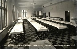 Grinnell College - Cowles Hall Dining Room Postcard