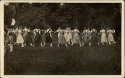 Women in a Circle together Postcard Postcard Postcard