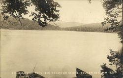 Big Diamond Pond, Big Diamond Camps Colebrook, NH Postcard Postcard Postcard