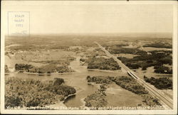 York River, It's Tributaries, The Maine Turnpike and Atlantic Ocean Postcard Postcard Postcard