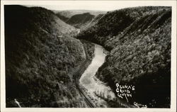 Railroad through a Valley Railroad (Scenic) Postcard Postcard Postcard