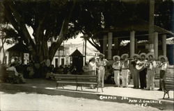 Music in the Plaza Chapala, Mexico Postcard Postcard Postcard