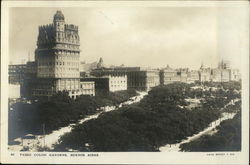 Paseo Colon Gardens Buenos Aires, Argentina Postcard Postcard Postcard