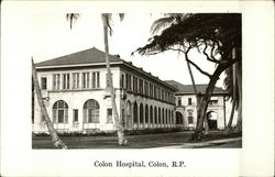 Colon Hospital Panama Postcard Postcard Postcard