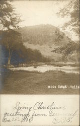 West River Valley Vermont Postcard Postcard Postcard