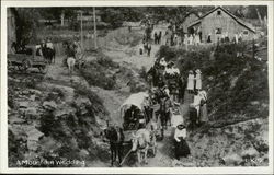 A Mountain Wedding Marriage & Wedding Postcard Postcard Postcard