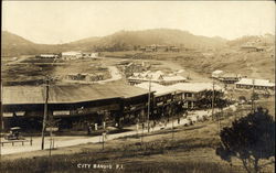 View of City and Countryside Postcard