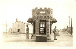 Guards at Station for Base Military Postcard Postcard Postcard