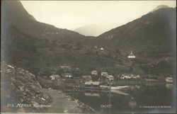 View of Merok, Sondmor in Norway Postcard Postcard Postcard