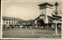 Saigon Central Market Vietnam Southeast Asia Postcard Postcard Postcard