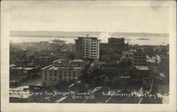 Birdseye View of San Diego California Postcard Postcard Postcard