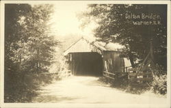 Dalton Bridge Warner, NH Postcard Postcard Postcard