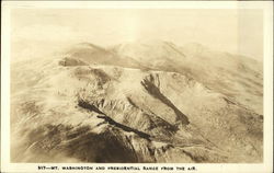 Mt. Washington and Presidential Range from the Air Postcard