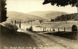 The Stage Road from Chester to Londonderry Vermont Postcard Postcard Postcard