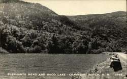 Elephants Head and Saco Lake Postcard