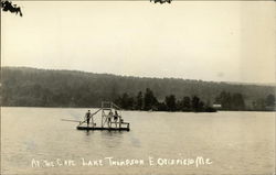 At the Cape- Lake Thompson East Otisfield, ME Postcard Postcard Postcard